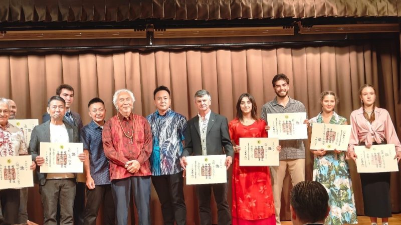 На о. Окинава состоялся Международный семинар по каратэ годзю-рю и кобудо версия МЕЙБУКАН